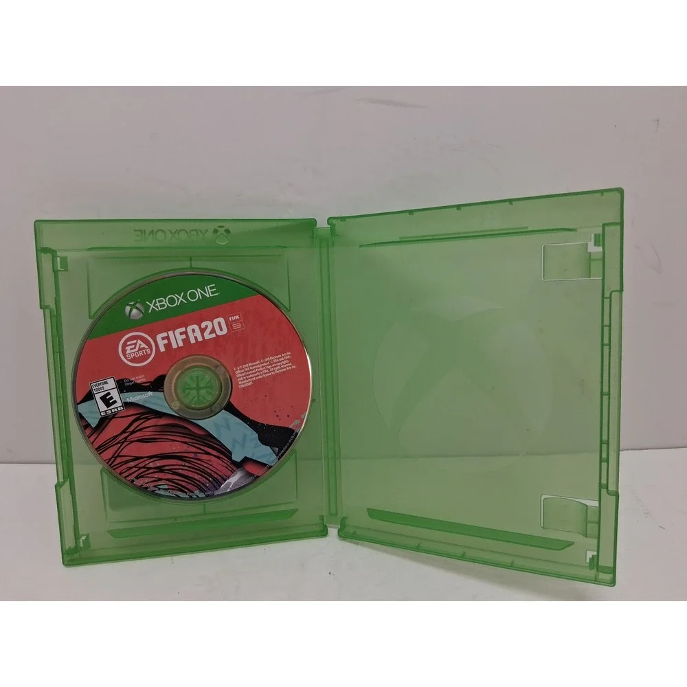 EA Sports FIFA 20 Xbox One Microsoft Soccer Video Game Disc Only Green Case